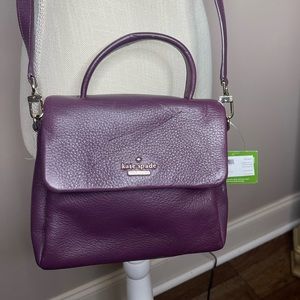 Kate Spade Small Maryana Lombard Street in Deep Plum